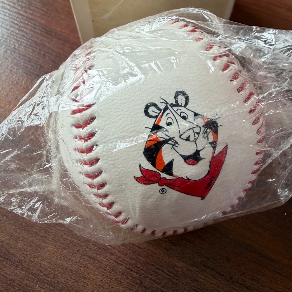 Tony the Tiger Kellogg's Frosted Flakes Autographed Baseball 1990 - Picture 1 of 4